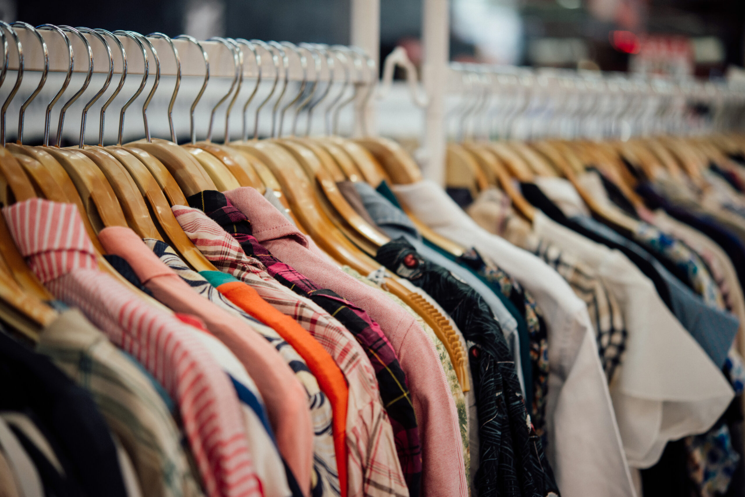 Shop for clothing,Clothes shop on hanger at the modern shop boutique